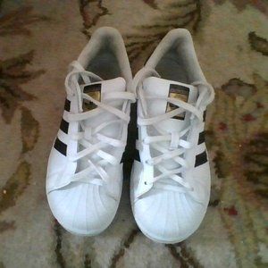 white adidas sneakers